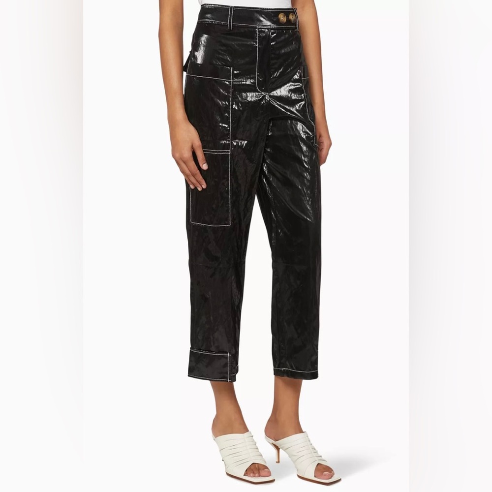 REGINA PYO Sadie Crinkled Trousers SZ 10 (US 4)